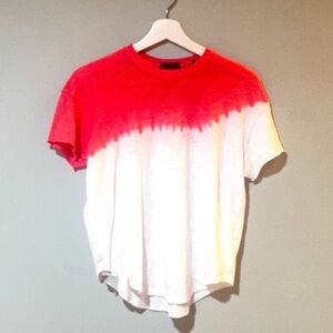 ATM Slub Jersey V Neck Boyfriend Tee.